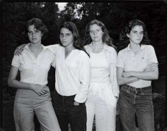 Heather Brown McCann, Mimi Brown, Bebe Brown Nixon, Laurie Brown, New Canaan, CT