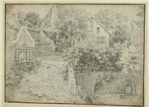 A Village Street and Buildings