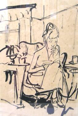 Seated Figure: The Actress Kathe Richter