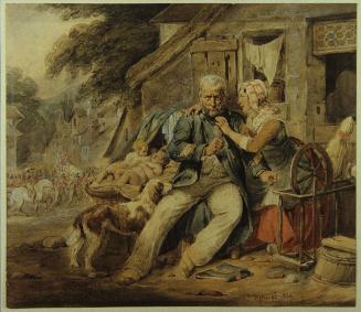 An Old Napoleonic Soldier in His Village