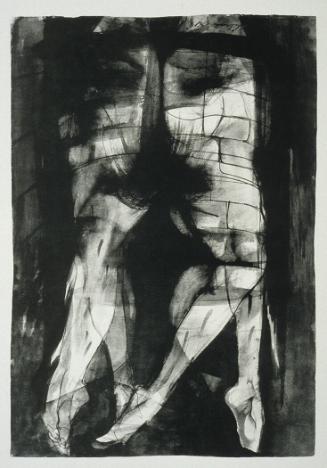 Two Flaming Half-Figures