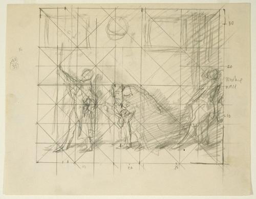 Study for "The Black Cap"
