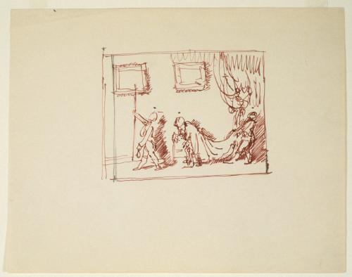 Study for "The Black Cap"