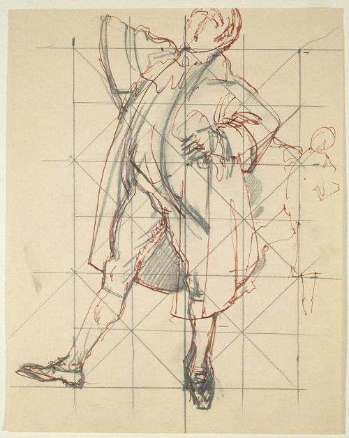 Study for "The Black Cap"