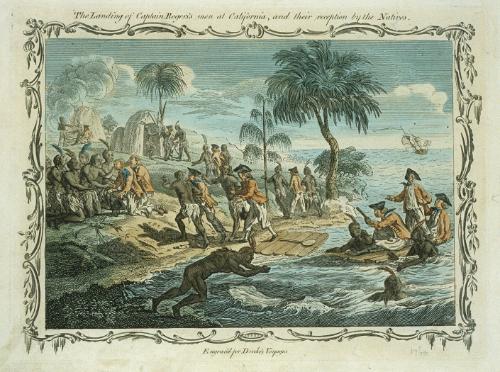 Drake's Voyages: The Landing of Captain Rogers's Men at California and their Reception by the Natives