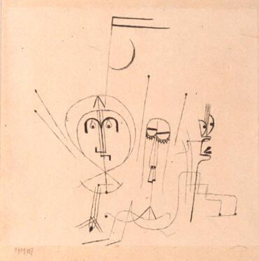 Three Heads (Abstract Composition)