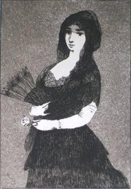 Exotic Flower (Woman in a Mantilla)