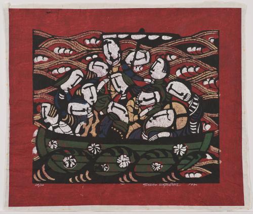 Christ and Twelve Apostles on the Sea of Gallilee (“Oh ye of little faith”)
