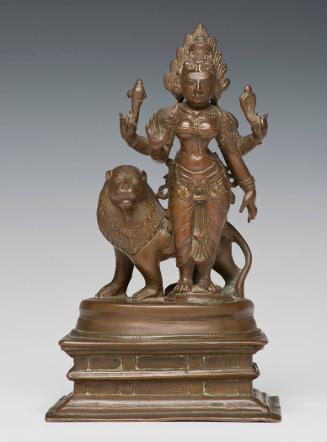 The Goddess Durga with Lion