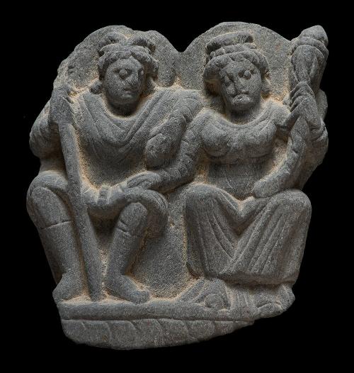 Panchika and Hariti (God of Wealth and Fertility)