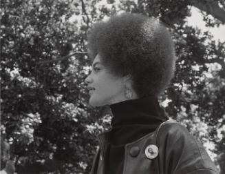 Kathleen Cleaver, Communications Secretary, De Fremery Park, Oakland, CA