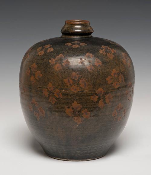 Globular Jar with Blossoms