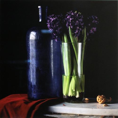 Still Life with Hyacinth and Walnut