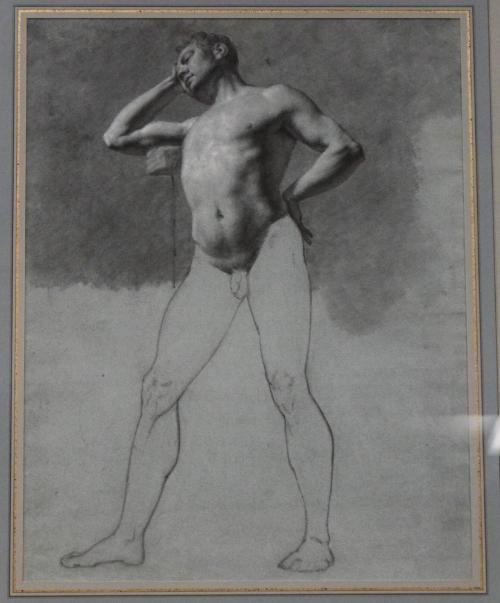 Academic Study of a Male Nude