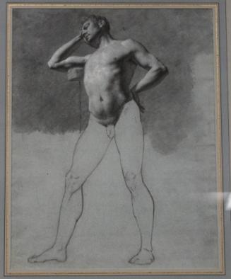 Academic Study of a Male Nude