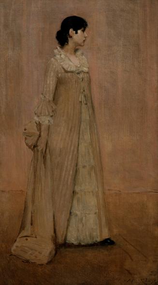 The Lady in Pink (Portrait of the artist's wife)