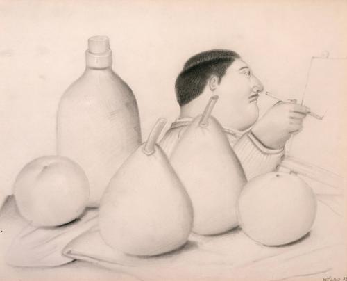 Self-Portrait with Still Life