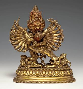 Vajrabhairava Embracing Consort