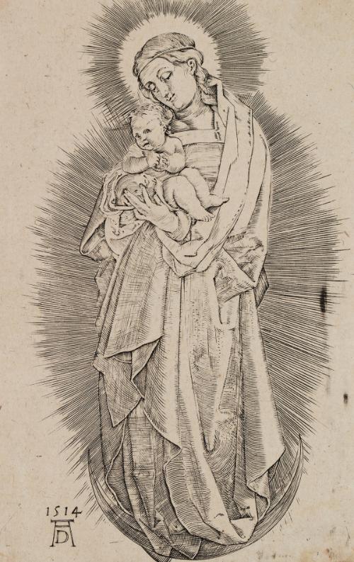 The Virgin and Child on a Crescent with a Diadem