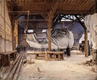 The Statue of Liberty in Frederic-Auguste Bartholdi's Studio, Paris