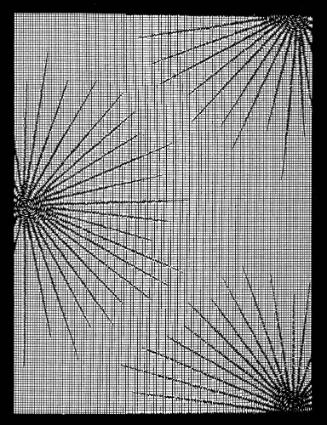 Large Radial Forms on a Square Lattice