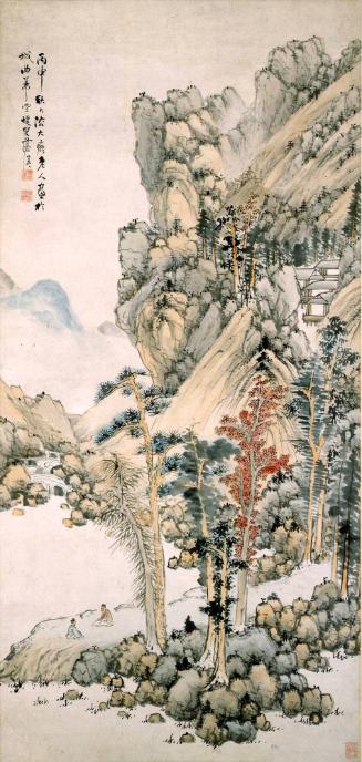 Autumn Landscape in the Style of Huang Gongwang 法大癡老人山水