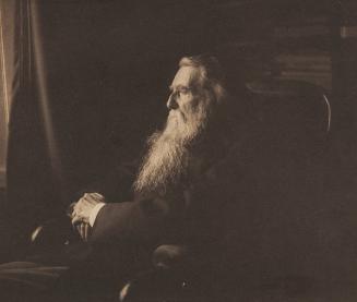 John Ruskin in his Study at Brantwood