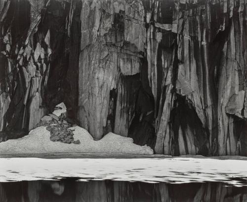 Frozen Lake and Cliffs, Sierra Nevada, Sequoia National Park, California