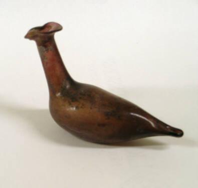 Flask in the Shape of a Bird