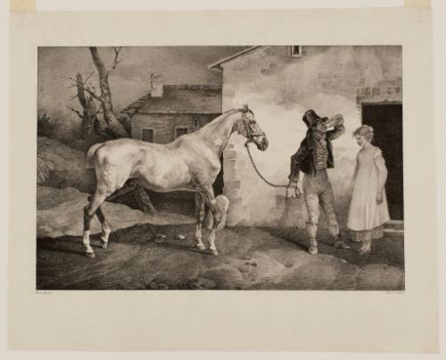 Old Horse at the Inn Door