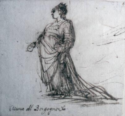 Study of Cleodolinda, Princess of Cappadoccia