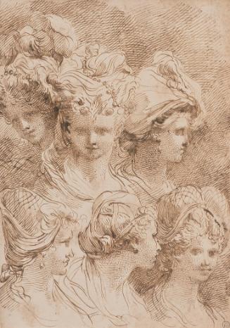 Heads of Six Women