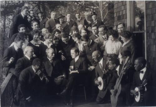 Al Kaufman, Founder of Paramount, at the Home of William Mehling, Deerfield, Massachusetts