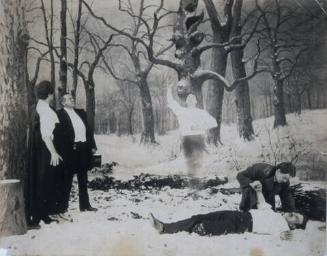 Untitled Film Still (man lying in snow with spirit)