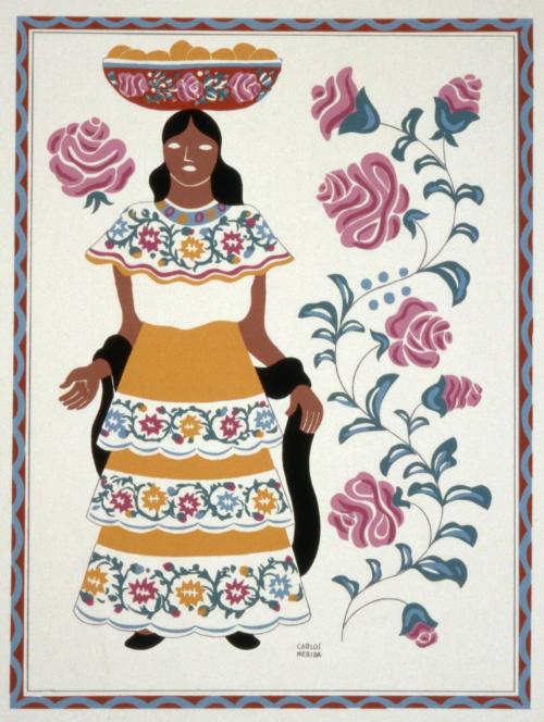 Tehuanas, Oaxaca, from the portfolio, "Trajes Regionales Mexicanos"