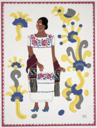 Mestiza, Yucatán, from the portfolio, "Trajes Regionales Mexicanos"