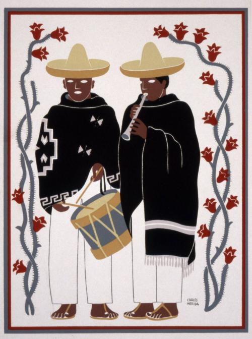 Músicos, Tlaxcala, from the portfolio, "Trajes Regionales Mexicanos"