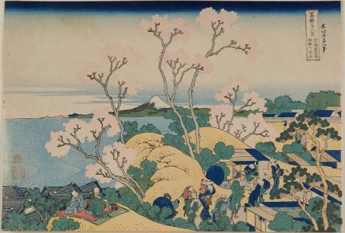 Fuji from Gotenyama, at Shinagawa on the Tokaido