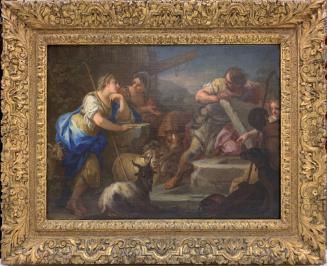 Rebecca and Eliezer at the Well of Nahor
