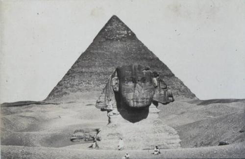 Sphinx and Pyramid