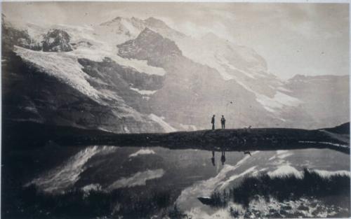 Landscape Mountains (two men in foreground)