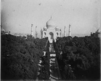 Temple Front, White with Dome