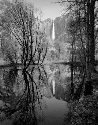 Yosemite Falls from Swinging Bridge