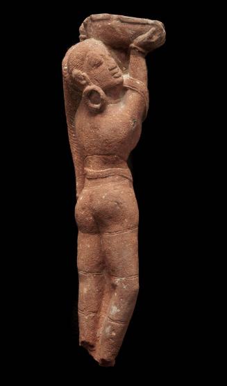 Female Attendant Holding an Offering Bowl