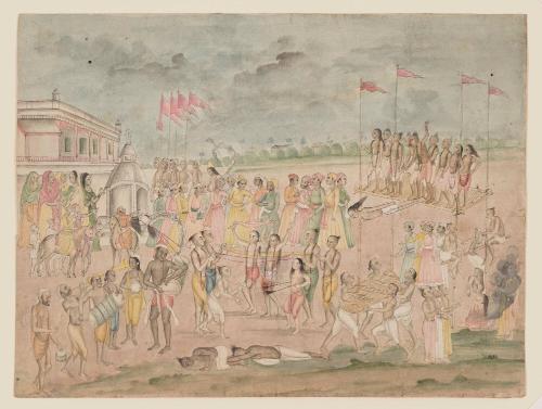 Annual Religious Festival (Charak) Devoted to Shiva