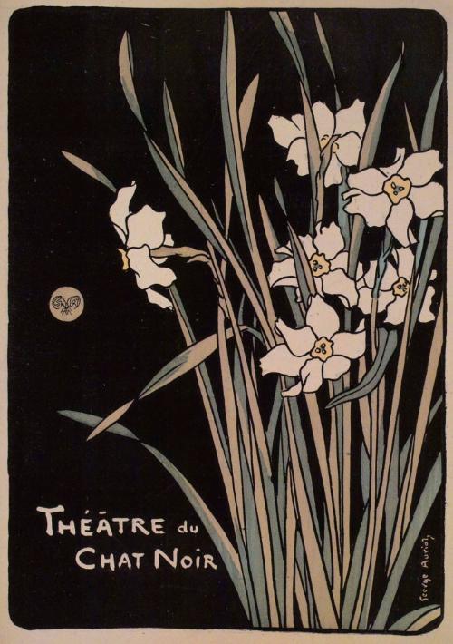 Program for the Théâtre du Chat Noir Shadow Play, "Hero et Leándre"