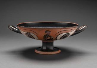 Black-figure kylix (wine cup)