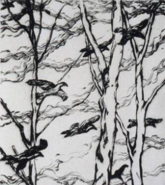 Crows in Flight