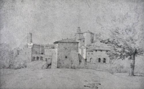 View of Nemi (Entree de Nemi)
