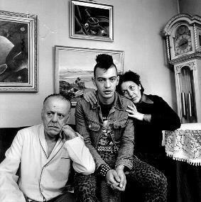 Portrait of Alberto Rojas with Parents, Spain the New Youth